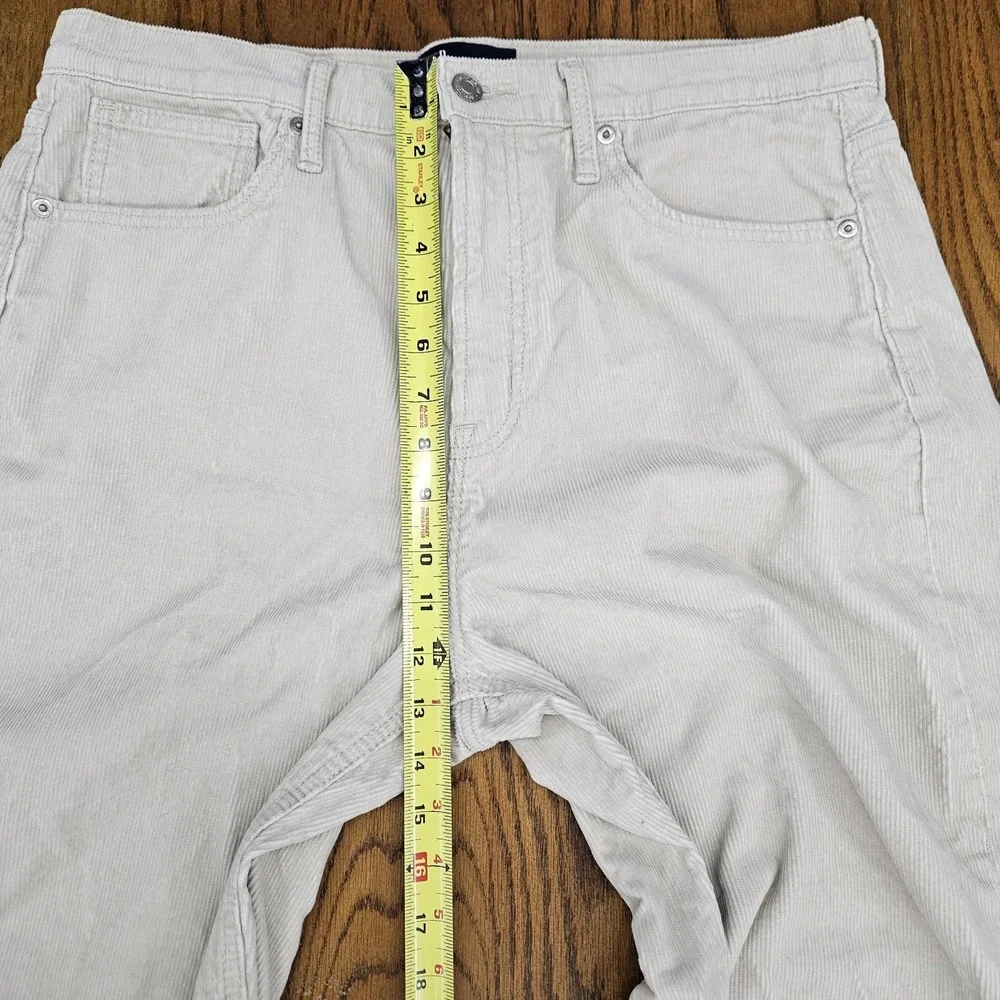 GAP Denim High Rise Wide Leg Pants Womens‎ 14/32 Beige Corduroy 90s Y2K